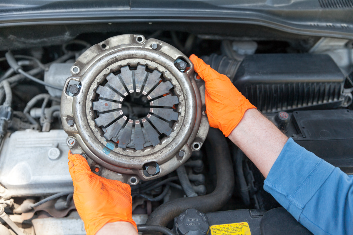 Bath gearbox repair specialist working on an automatic gearbox