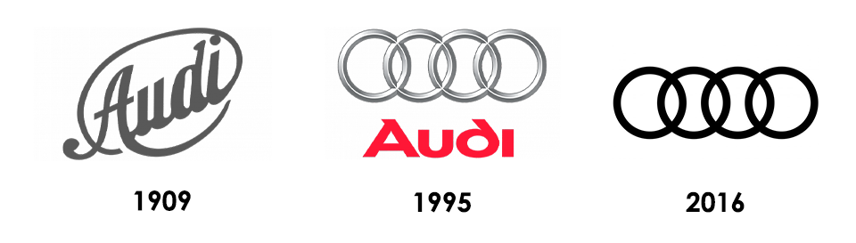 Audi rebrands with significantly more modern flat logo