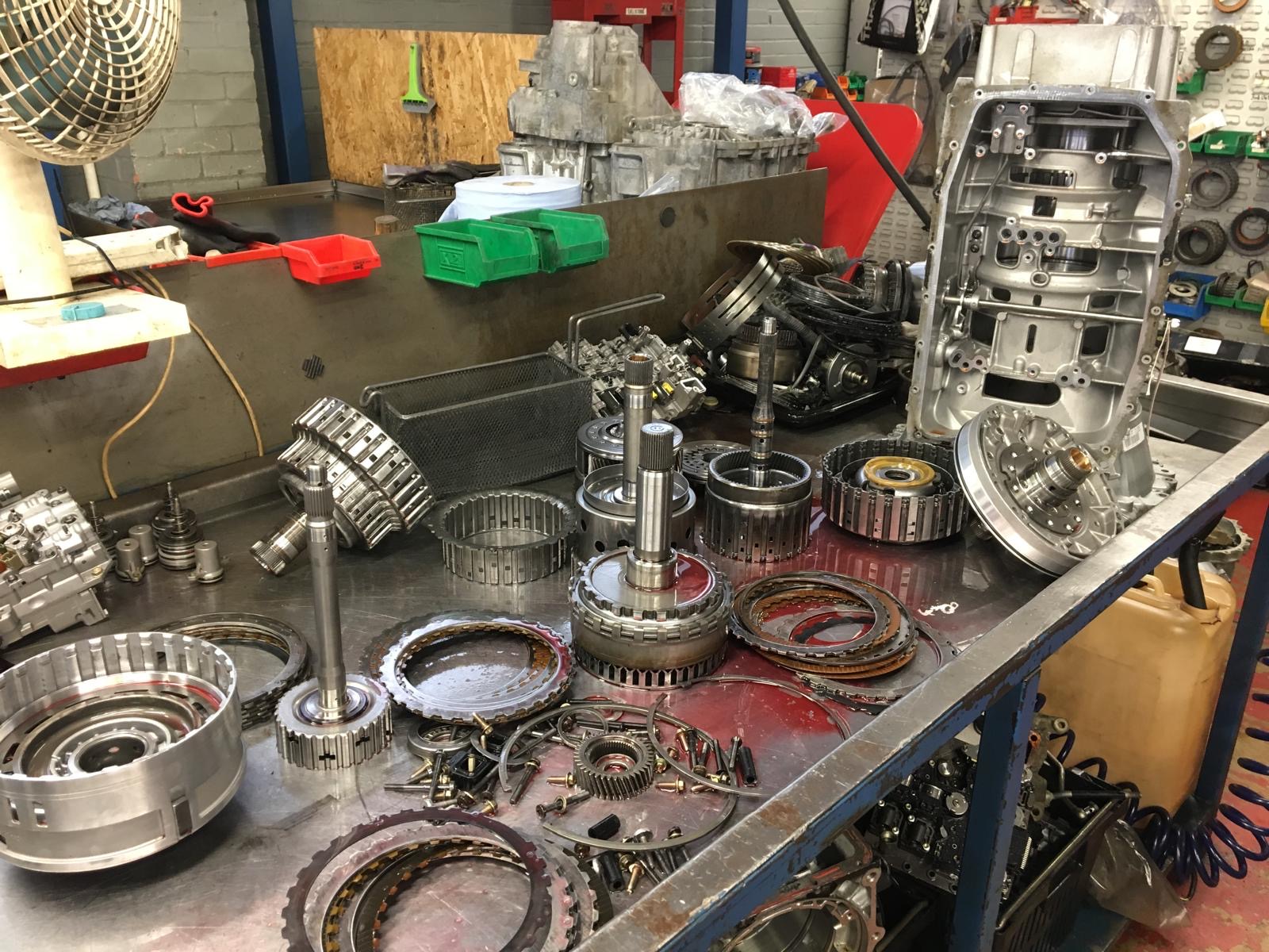 Gearbox stripped