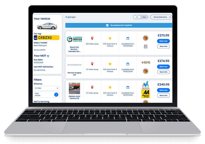 Service4Service Compare BMW Garages across North London